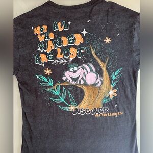 Disney Alice in Wonderland Juniors Vintage Wash Graphic Tee